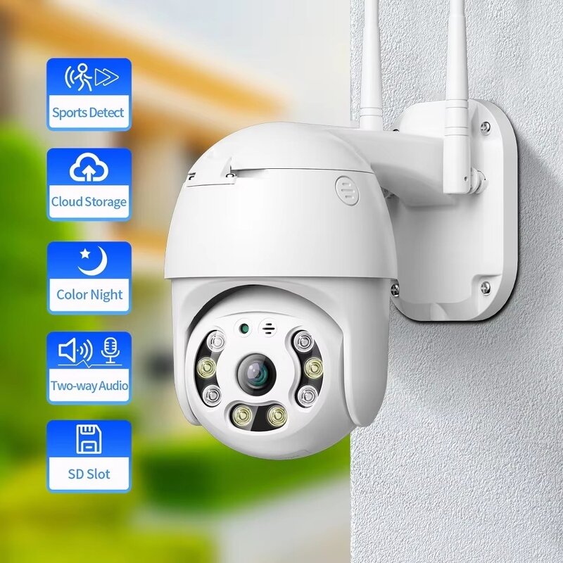 PTZ Camera - Manufacturer - A12 8MP 4K 5MP Auto Tracking Outdoor Wireless WiFi Surveillance