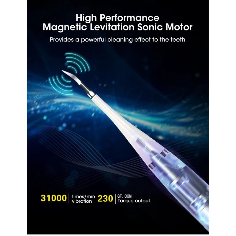 Electric Toothbrush Set - Manufacturer - 6-in-1 Smart Tartar Plaque Teeth Cleaner