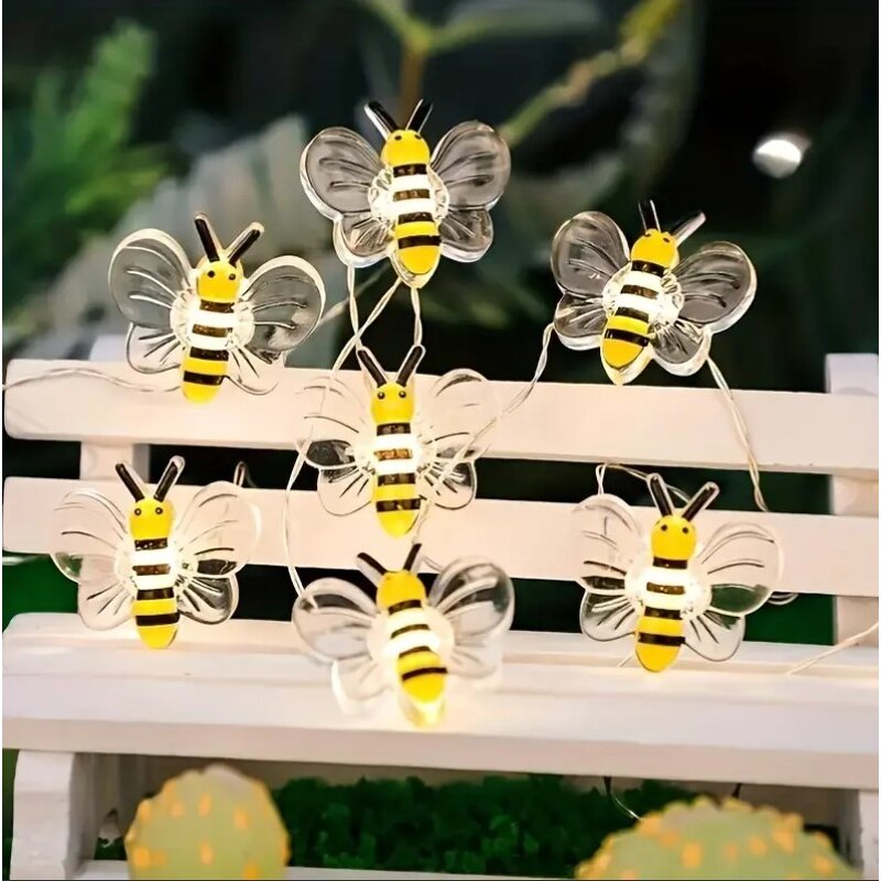 LED Light Tree - Manufacturer - Little Bee 6.6ft 20 Bees Outdoor Christmas Garland