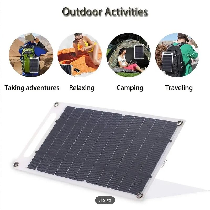 Solar Power Bank - Manufacturer - Outdoor Camping Solar Panel Phone Portable Power Station