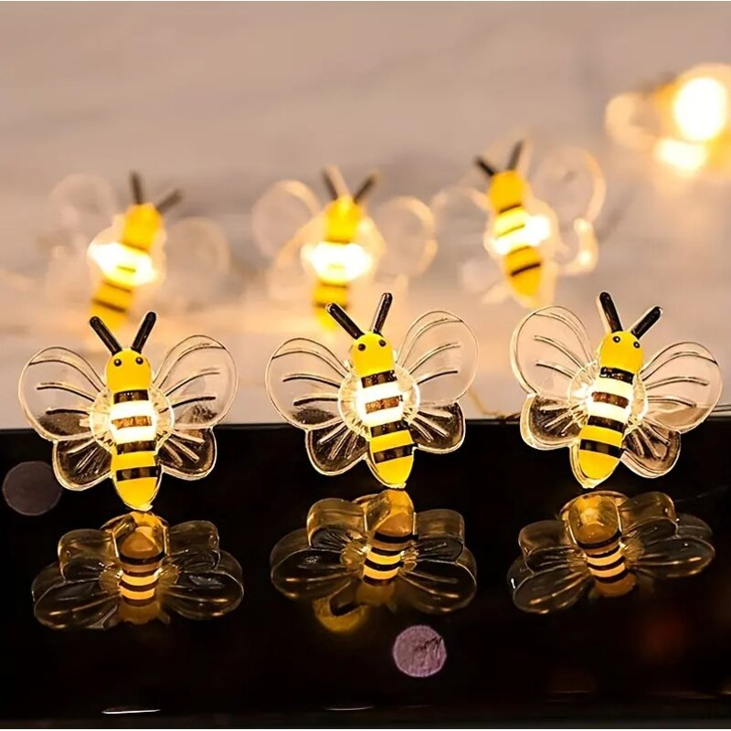 LED Light Tree - Manufacturer - Little Bee 6.6ft 20 Bees Outdoor Christmas Garland