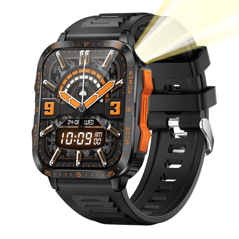 Smartwatch - Manufacturer - KT79 1.96" IPS 30M UV 79 Alarm Compass 7-15 Days Battery