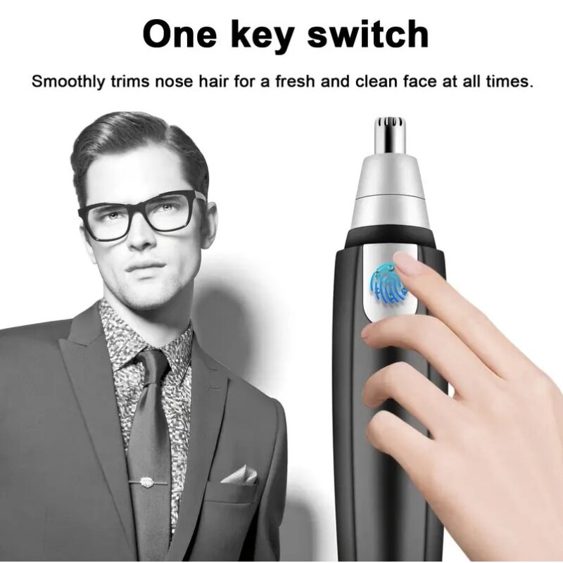 Hair Trimmer - Manufacturer - Wireless Waterproof Electric Ear Nose Eyebrow Face Trimmer