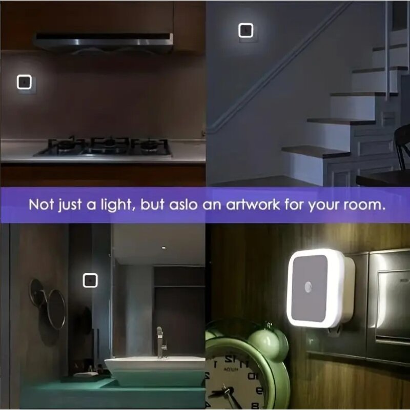 LED Night Light - Manufacturer - Auto-sensing Touch Sensitive Bathrooms Kitchens Nurseries