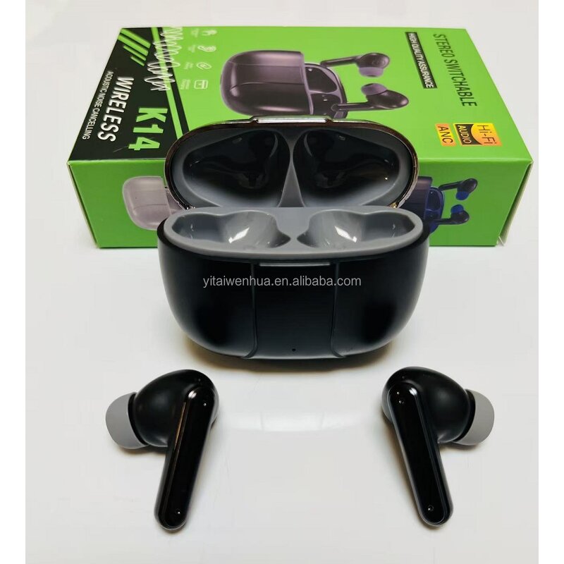 TWS Earphones - Manufacturer - K14 IPX4 Touch Control Noise Cancelling In-Ear Gaming
