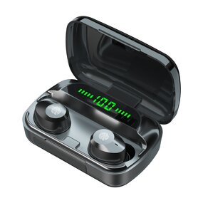TWS Earphones - Manufacturer - M5 LED Display Wireless Charging IPX7 Digital Indicator