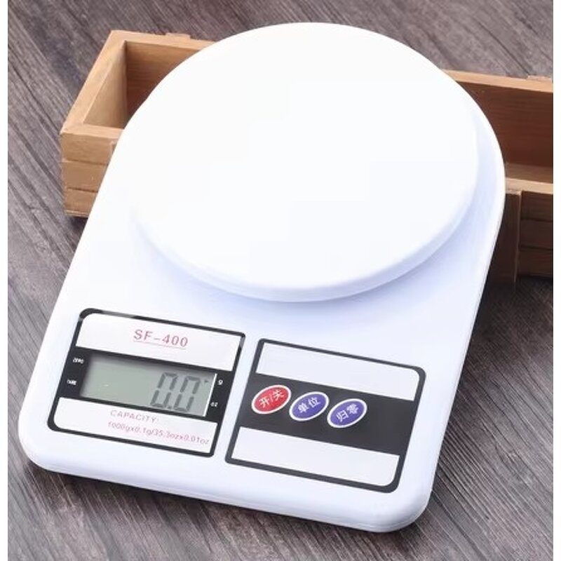Kitchen Scale - Manufacturer - SF400 10kg Digital No Battery LCD RoHS Glass Plastic