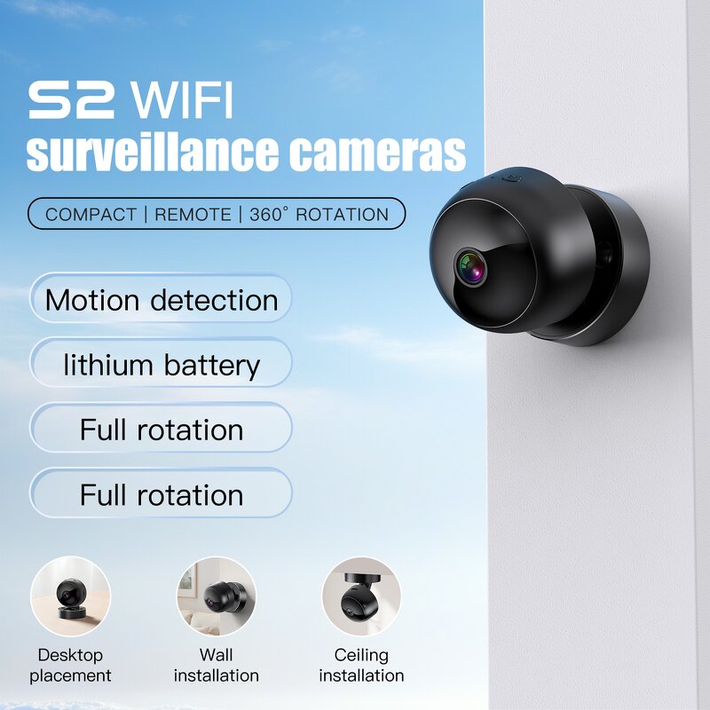 Mini Camera - Manufacturer - A9 S2 Portable WiFi Security 1080P Night Vision CMOS