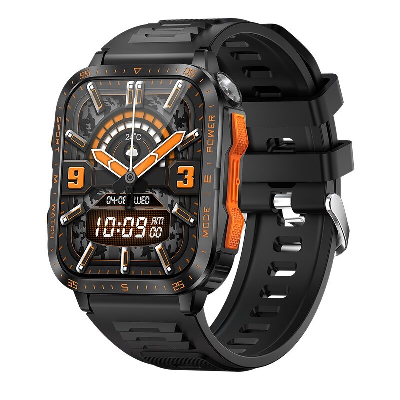 Smartwatch - Manufacturer - KT79 1.96" IPS 30M UV 79 Alarm Compass 7-15 Days Battery