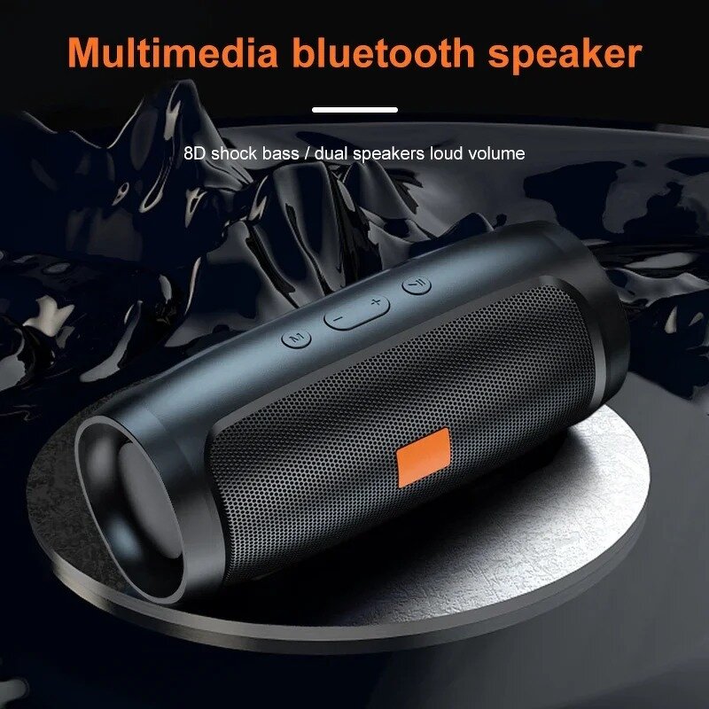 RGB Loudspeaker - Manufacturer - Portable Waterproof TWS Surround Sound TF Radio Bluetooth