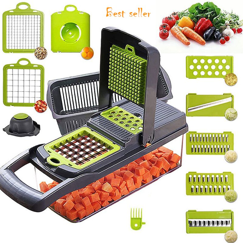 Vegetable Chopper - Manufacturer - Mini Home Plastic Cutter Dicer Grater Hand Grinding Tool