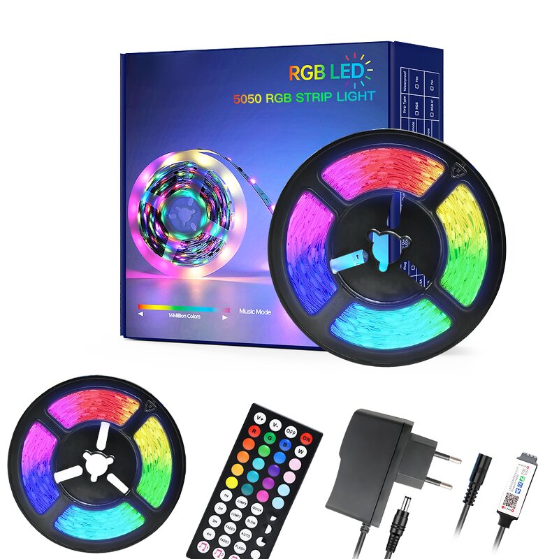 RGB LED Strip - Manufacturer - 5V IR 48Key IP65 SMD5050 Indoor Home Decoration