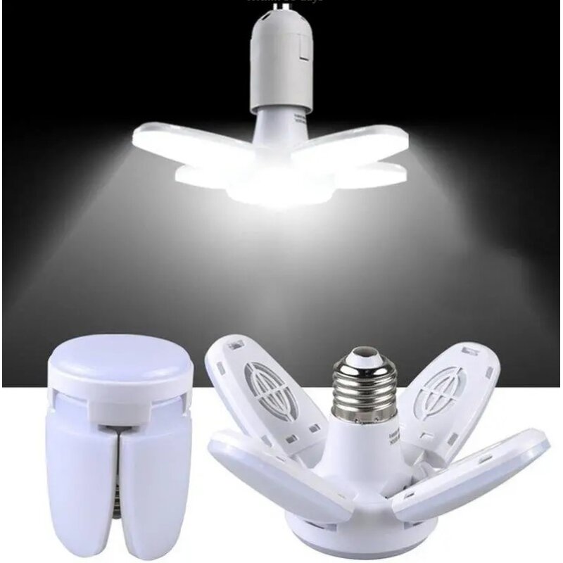 LED Fan Bulb - Manufacturer - E27 28W Foldable Ceiling Fan Timing AC85-265V Outdoor
