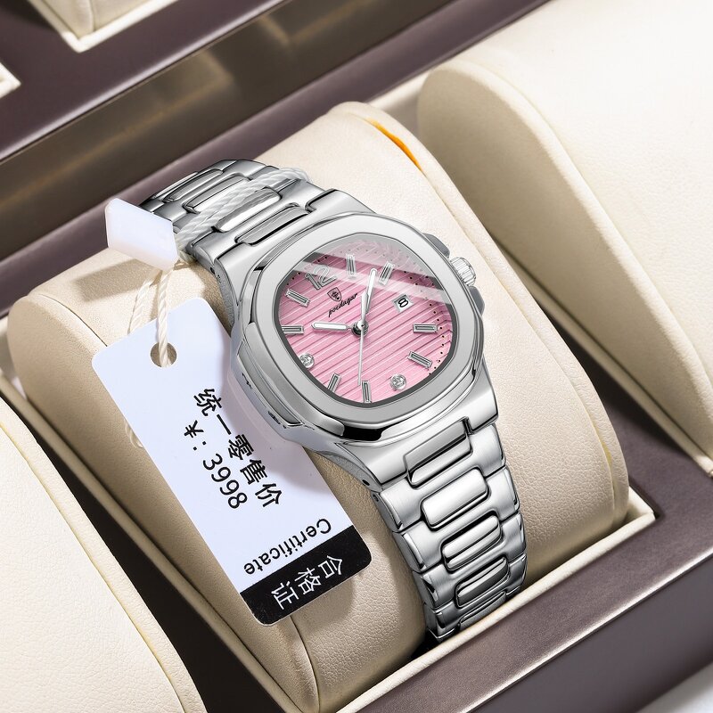 Quartz Watch - Manufacturer - 708 Factory Ladies Antique Square Waterproof Luminous Date