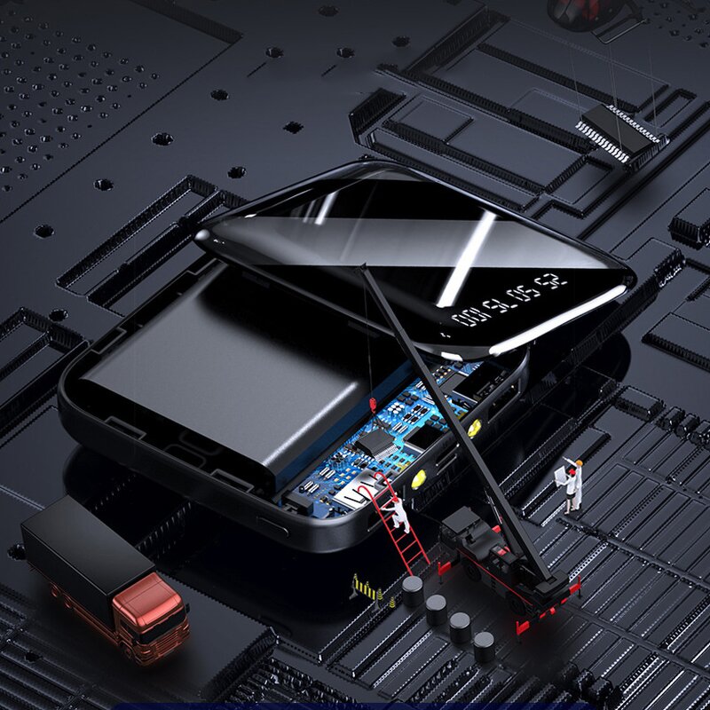 Power Bank - Manufacturer - Quick Charging LED 20000mah Lithium Battery Portable Station