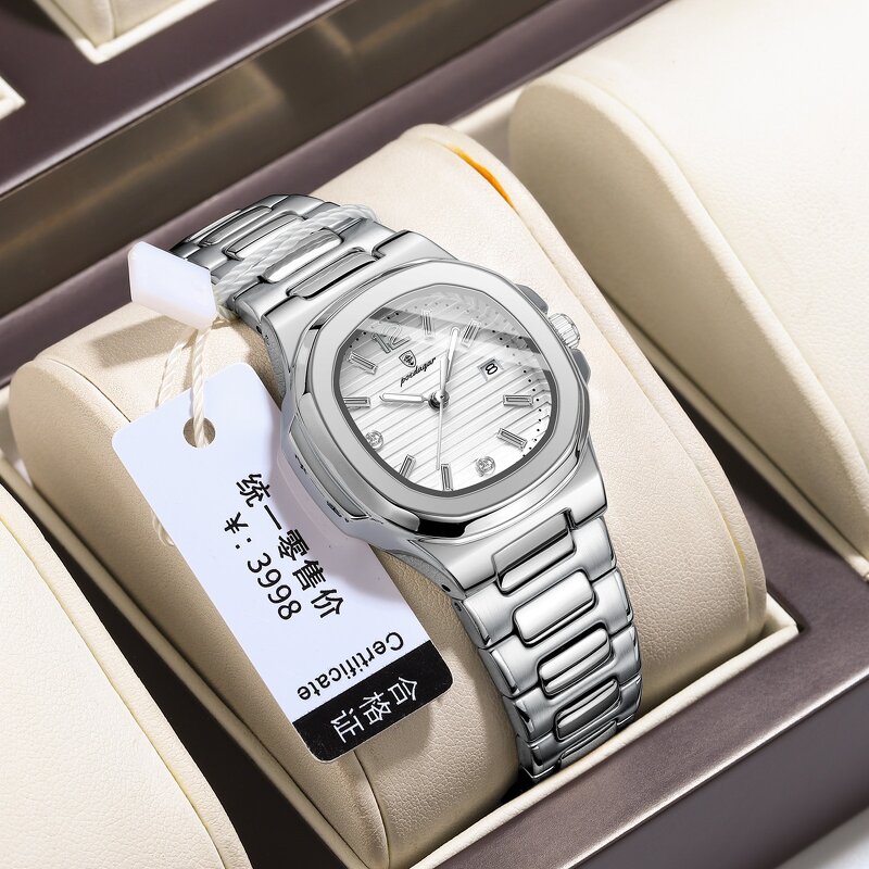 Quartz Watch - Manufacturer - 708 Factory Ladies Antique Square Waterproof Luminous Date
