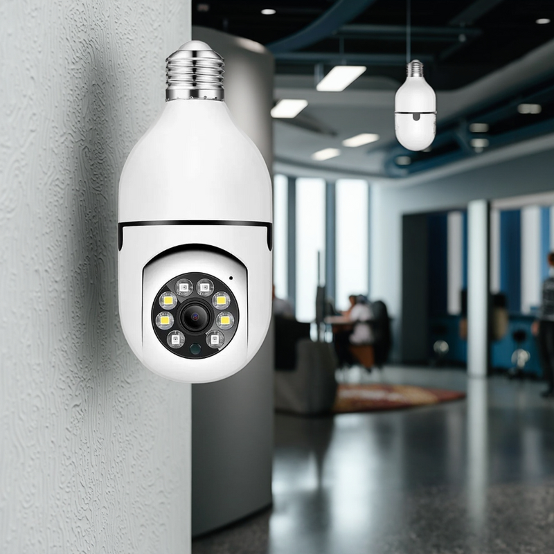 Security Camera - Manufacturer - V360 Pro E27 Full Color Auto Tracking Zoom WiFi IP