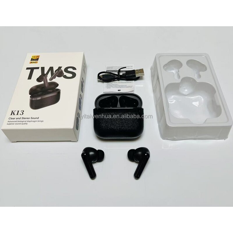TWS Earphones - Manufacturer - K13 IPX4 Touch Control Noise Cancelling In-Ear Gaming