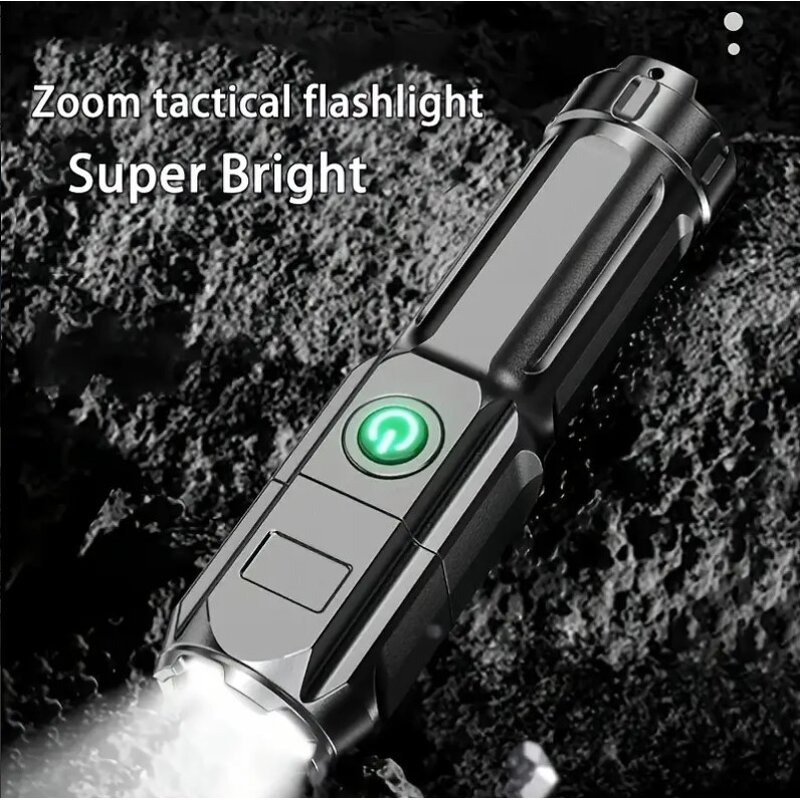 LED Flashlight - Manufacturer - USB Rechargeable High Power Waterproof Tactical Camping