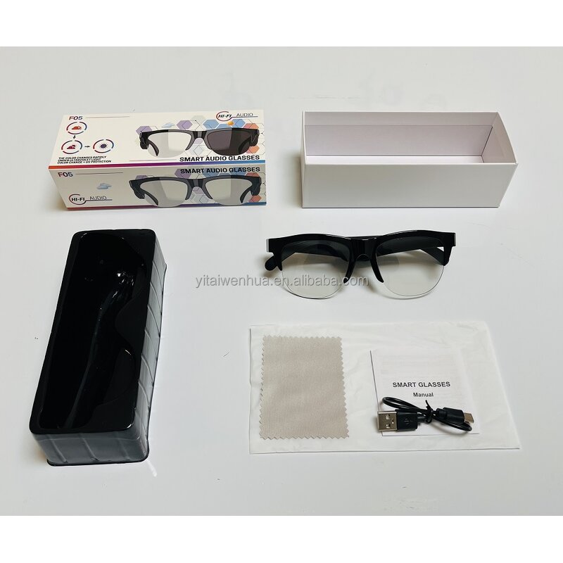 Smart Glasses - Manufacturer - F05 Polarized Bluetooth Custom Luxury Men Women Sunglasses