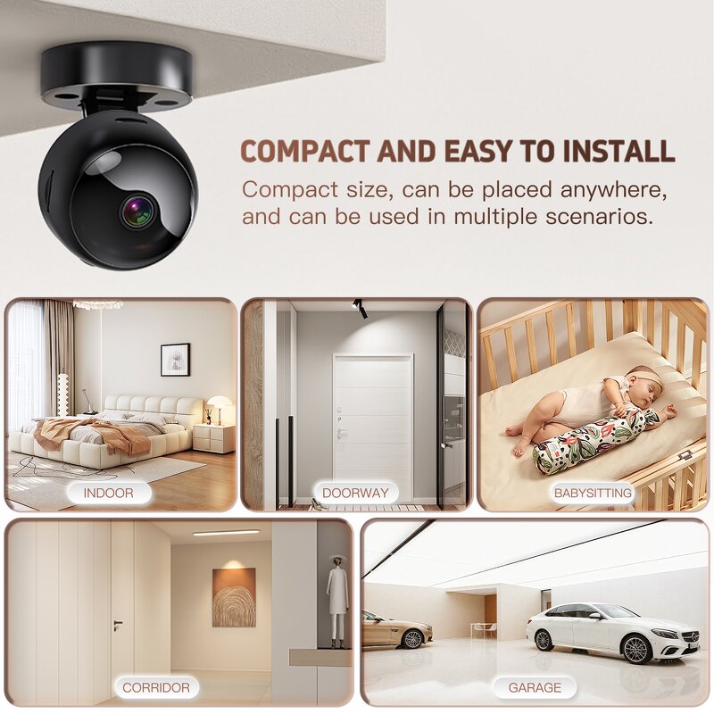 Mini Camera - Manufacturer - A9 S2 Portable WiFi Security 1080P Night Vision CMOS