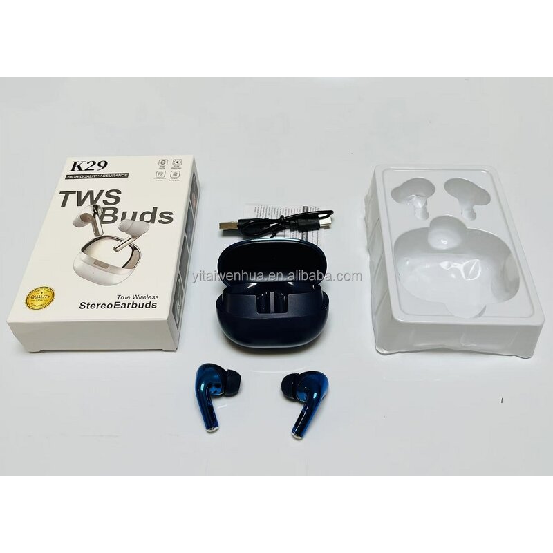 TWS Earphones - Manufacturer - K29 IPX4 Touch JL Chipset Noise Cancelling In-Ear Gaming