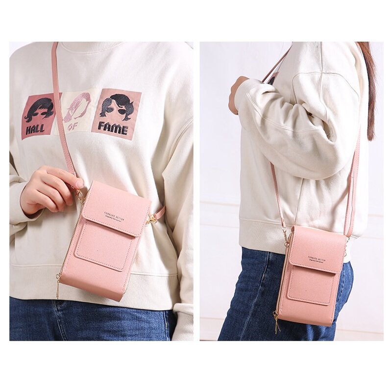 Women's Messenger Bag - Manufacturer - Multi Functional Touch Screen Mobile Phone Wallet