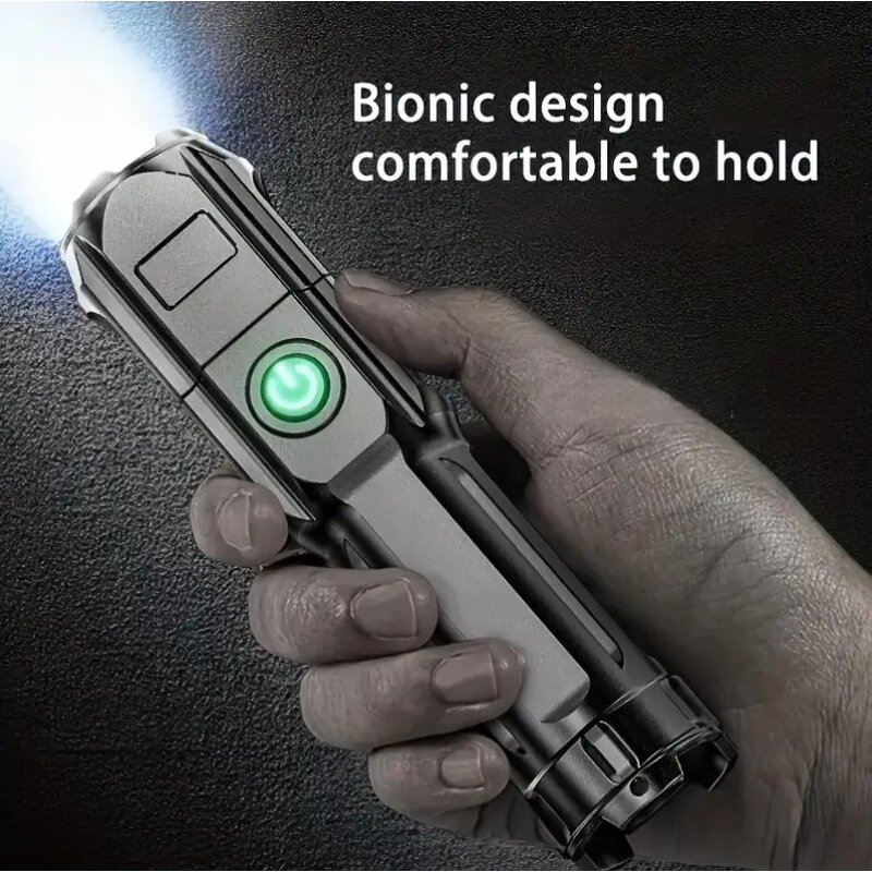 LED Flashlight - Manufacturer - USB Rechargeable High Power Waterproof Tactical Camping