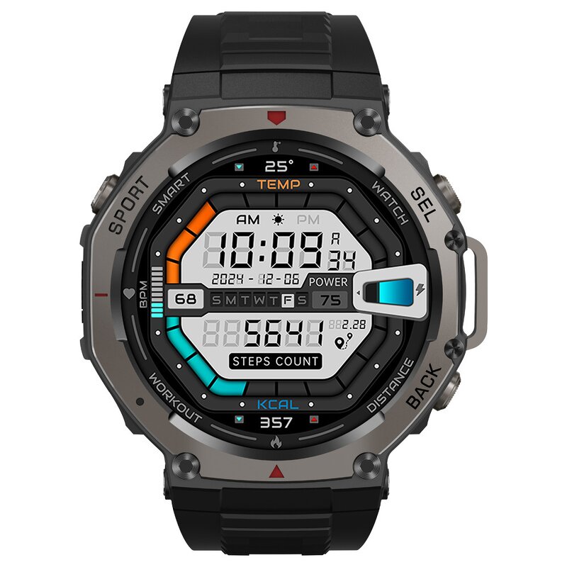 Smart Watch - Manufacturer - DM58 1.43" AMOLED BT GPS Compass IP68 Outdoor Sports SDK