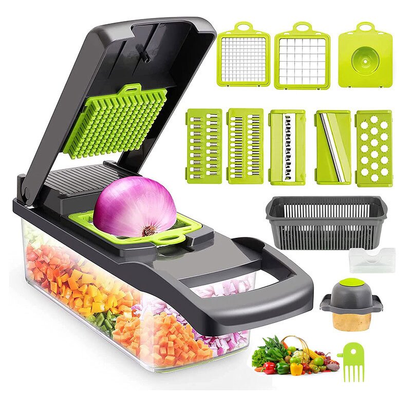 Vegetable Chopper - Manufacturer - Mini Home Plastic Cutter Dicer Grater Hand Grinding Tool