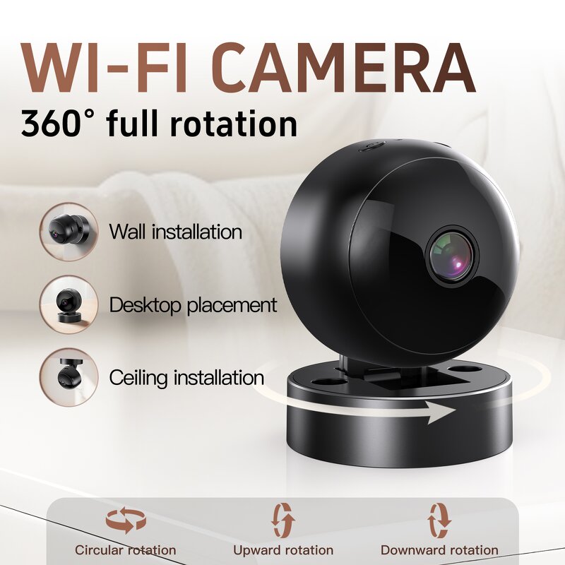Mini Camera - Manufacturer - A9 S2 Portable WiFi Security 1080P Night Vision CMOS