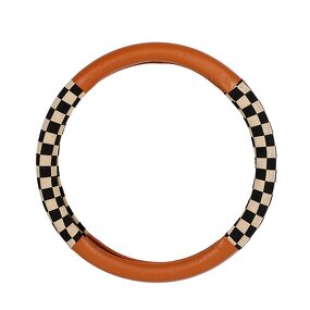 Steering Wheel Cover Manufacturer - Classic Sports Leather for Toyota Honda 38cm