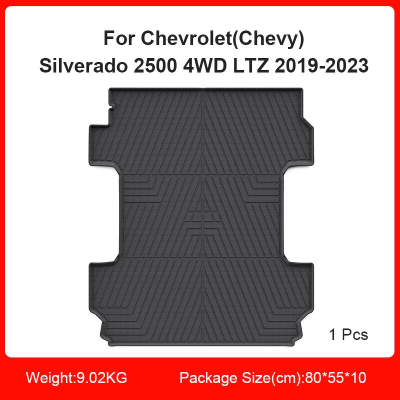 Truck Bed Mat Manufacturer - Custom Fit TPE for 2019-2023 Chevrolet Silverado