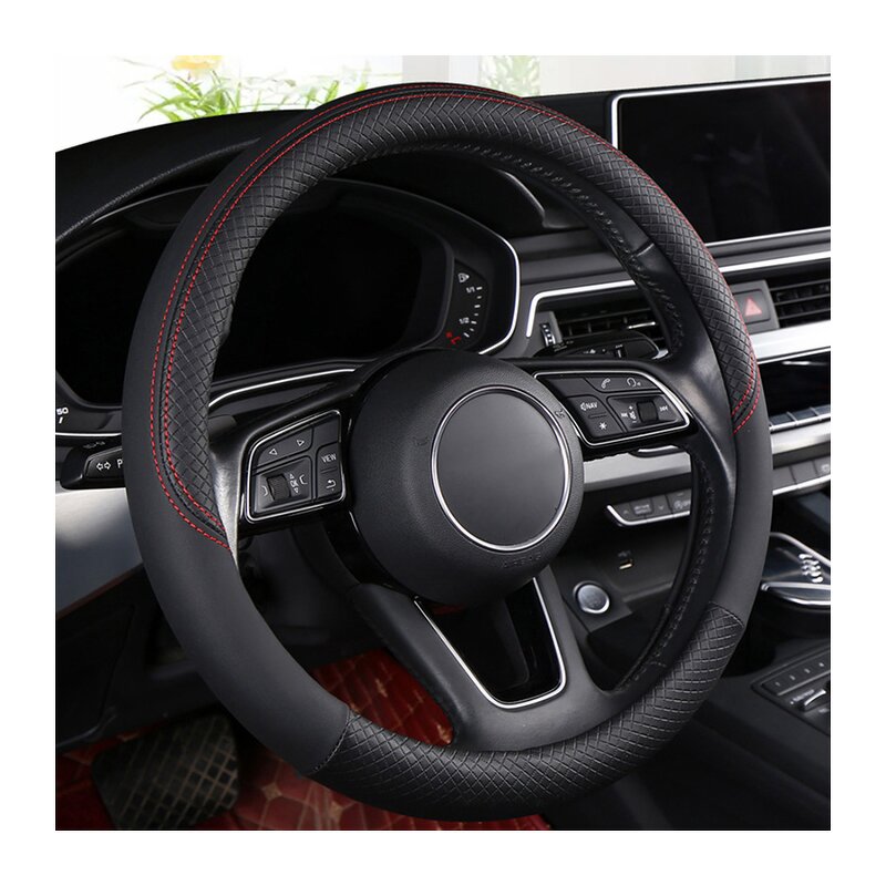 Steering Wheel Cover Manufacturer - Anti-Slip Leather Truck 40cm Fashion Style