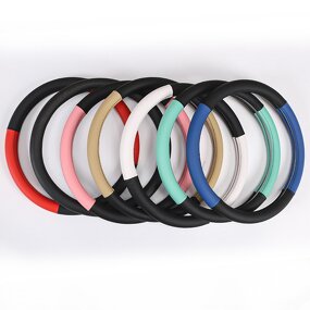 Steering Wheel Cover Manufacturer - Customizable 38cm Fiber Leather