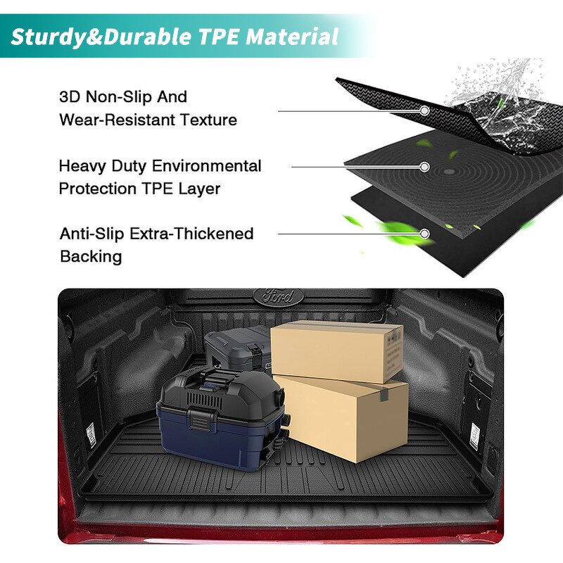 Truck Bed Mat Manufacturer - Custom Fit TPE for 2022 Toyota Tundra SR5