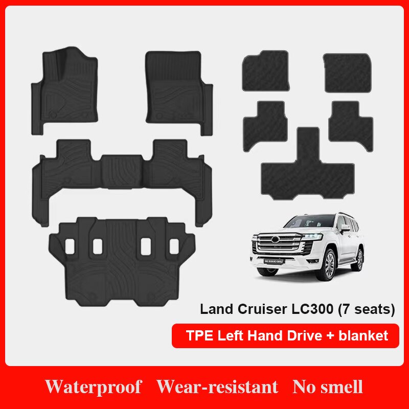 Car Mat Manufacturer - TPE for 2021-2023 Toyota Land Cruiser LC300 RHD