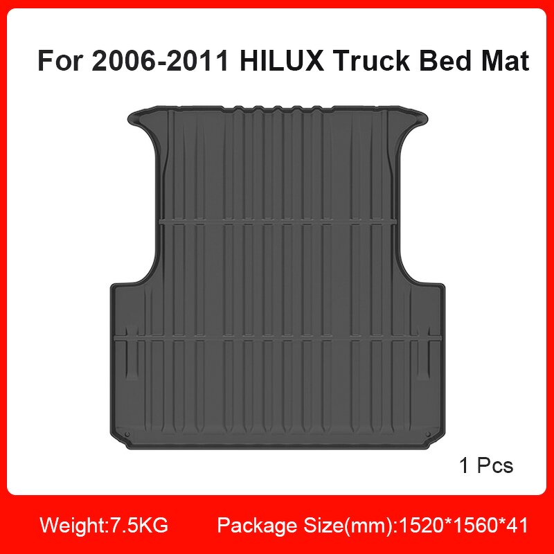 Truck Bed Mat Manufacturer - Custom Fit TPE for 2006-2011 HILUX 4.33kg