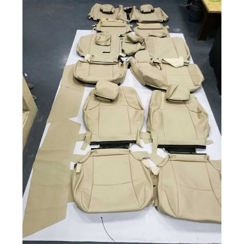 Seat Cover Manufacturer - Microfiber Leather 7 Seats for Land Cruiser LC Series