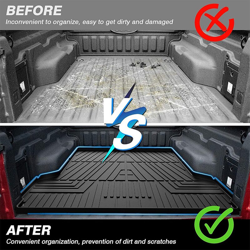 Truck Bed Mat Manufacturer - Custom Fit TPE for 2019-2023 Chevrolet Silverado