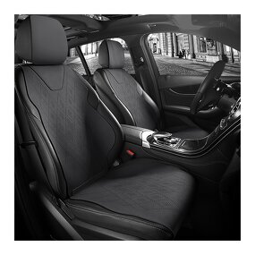 Seat Cushion Pad Manufacturer - Universal Suede Saddle Half Covered for 2 Front Seats