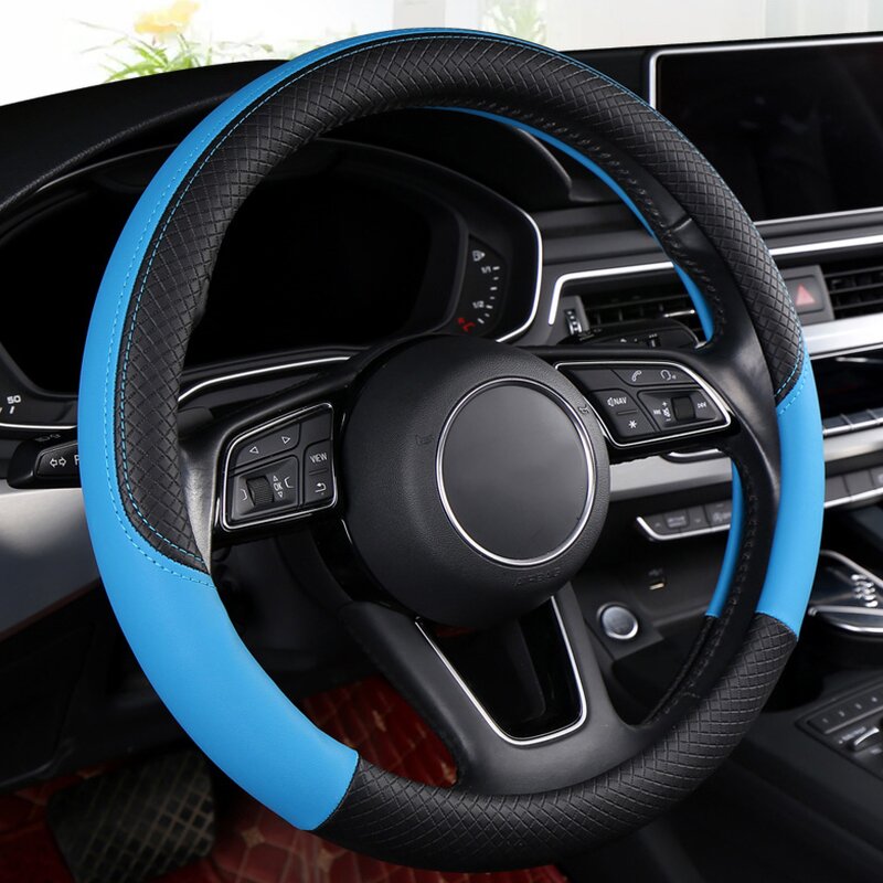 Steering Wheel Cover Manufacturer - Anti-Slip Leather Truck 50cm Fashion Style