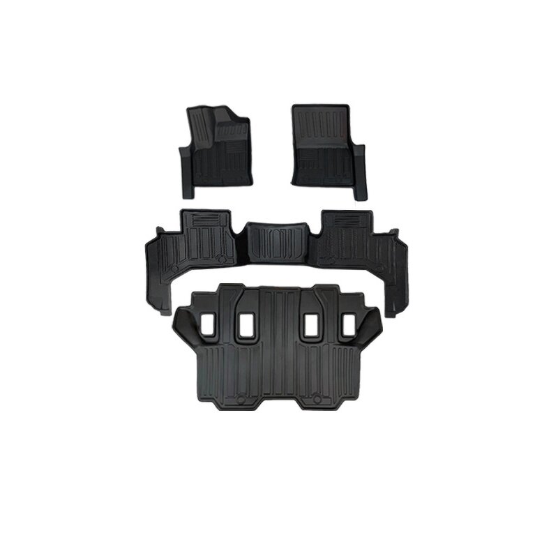 Floor Mat Manufacturer - Custom TPE 3 Rows 7 Seats for Toyota Land Cruiser LC300