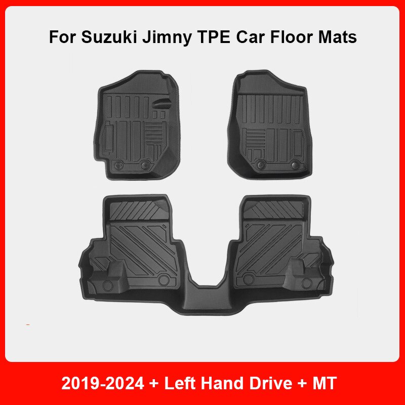 Floor Mat Manufacturer - Custom TPE for Suzuki Jimny 2019-2024 3D