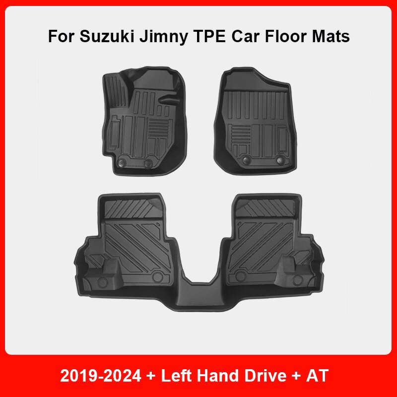Floor Mat Manufacturer - Custom TPE for Suzuki Jimny 2019-2024 3D