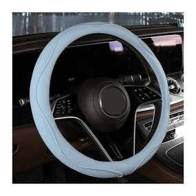 Steering Wheel Cover Manufacturer - Sports Anti-Slip Leather for BMW Toyota 38cm