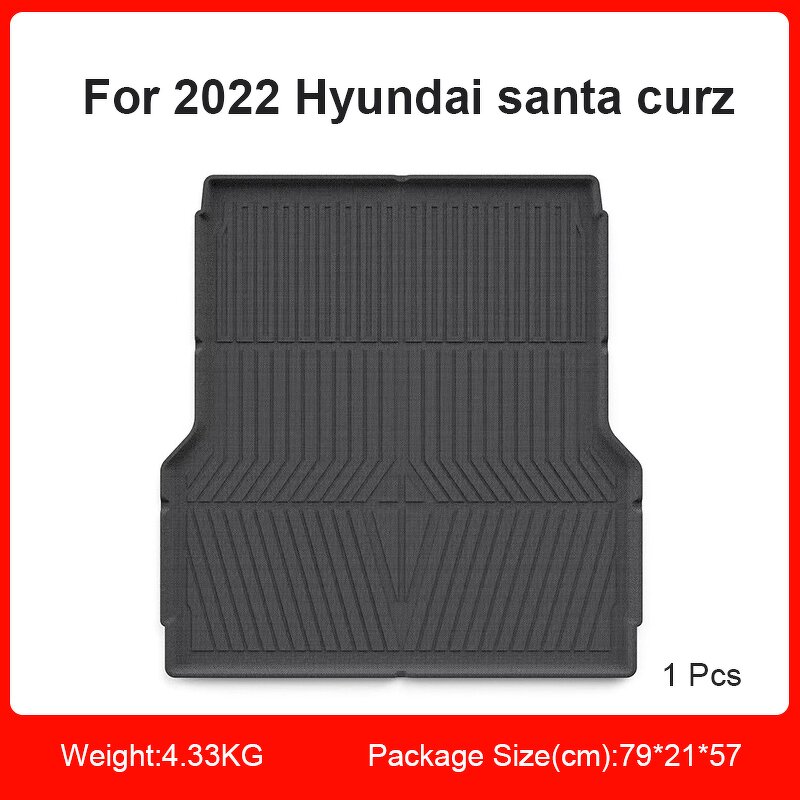 Truck Bed Mat Manufacturer - Custom Fit Rubber TPE for Hyundai Santa Cruz 2022