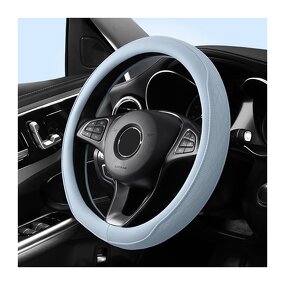 Steering Wheel Cover Manufacturer - Anti-Slip Leather Universal 38cm Shape D