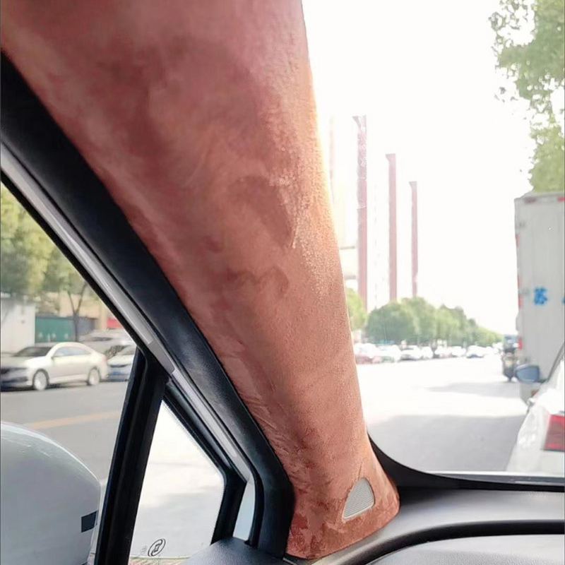 Car Upholstery Fabric Manufacturer - Self-adhesive Suede for Door Trim Dashboard