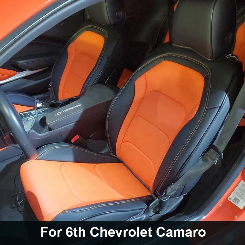 Seat Covers Manufacturer - Custom Fit for Chevrolet Camaro 5th & 6th Gen Nappa Leather